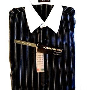 Italian Designer Men's Shirt Kantaros $135